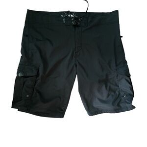 Salt life black swimming cargo shorts